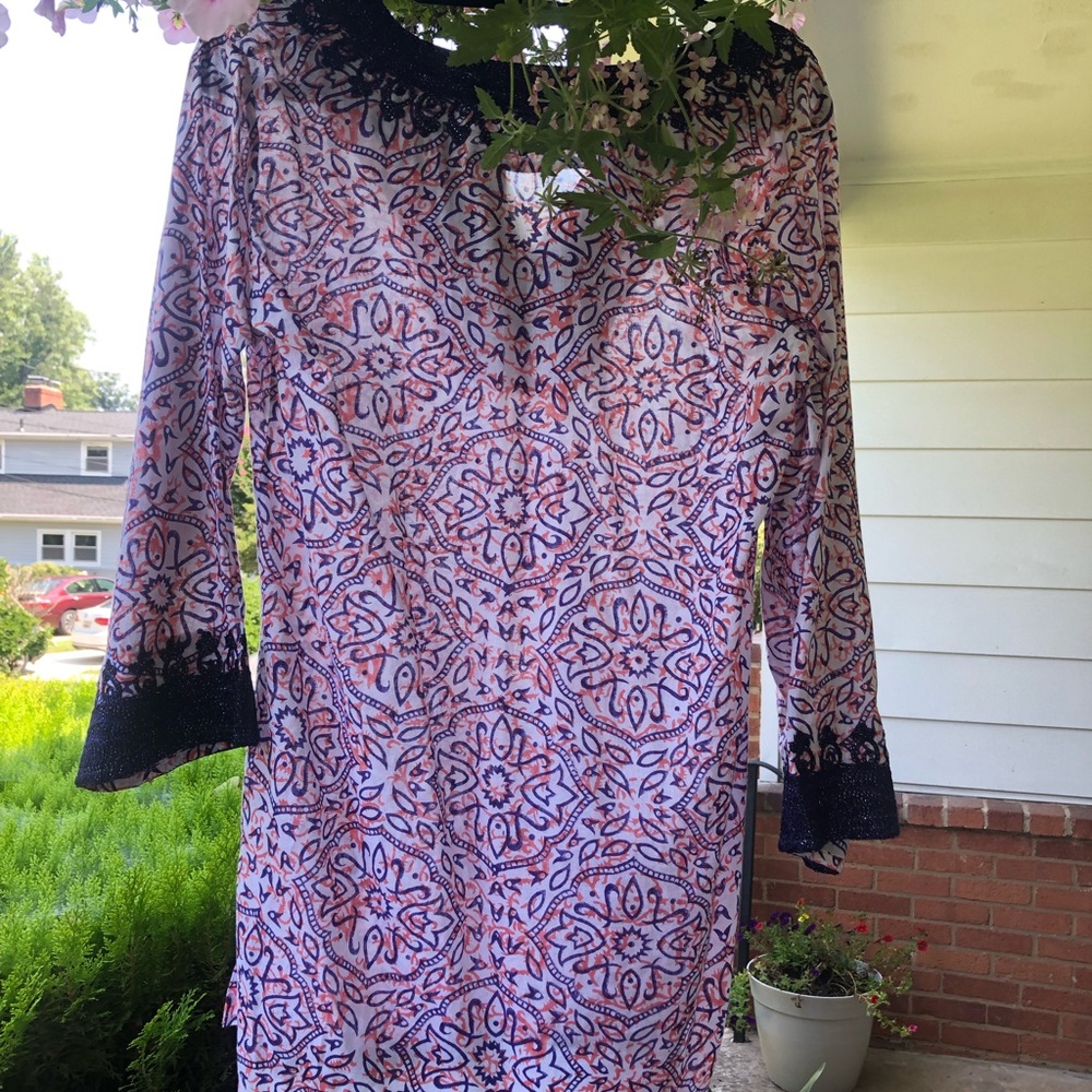 Roberta Roller Rabbit Embroidered Pattern Tunic. … - image 5